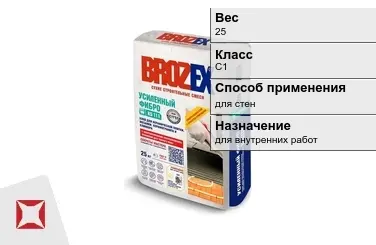 Плиточный клей Brozex C1 25 кг для керамической плитки в Усть-Каменогорске