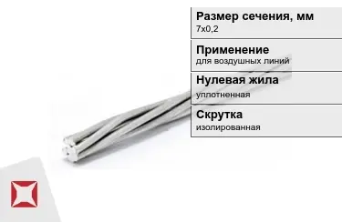 Провода для воздушных линий 7х0,2 мм в Усть-Каменогорске